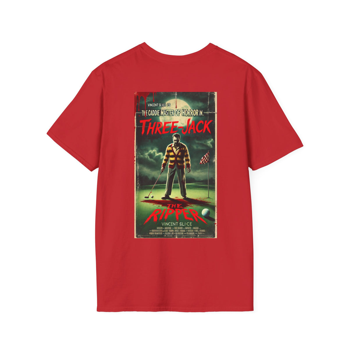 3-JACK THE RIPPER T-Shirt - Starring VINCENT SLICE - Golf Noir Signature Apparel
