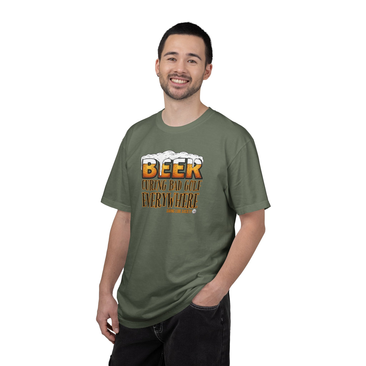 Beer Curing Bad Golf T-Shirt – Swing Lube Society Signature Apparel