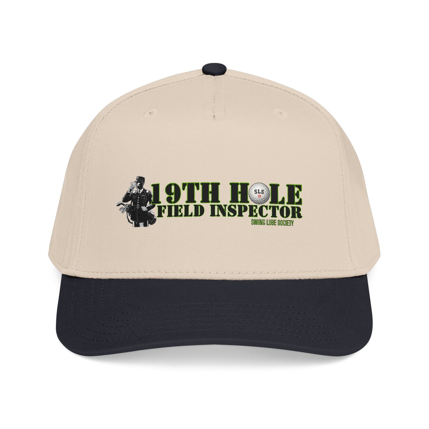 19th Hole Field Inspector Baseball Cap — Swing Lube Society Headwear