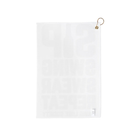 Sip, Swing, Swear, Repeat Golf Towel — Swing Lube Society Trademark Towel