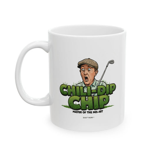 CHILI-DIP CHIP Mug - Master of The Mis-Hit- Golf Noir Accessories