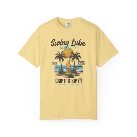 Grip It & Sip it T-Shirt 2 — Swing Lube Society Signature Apparel