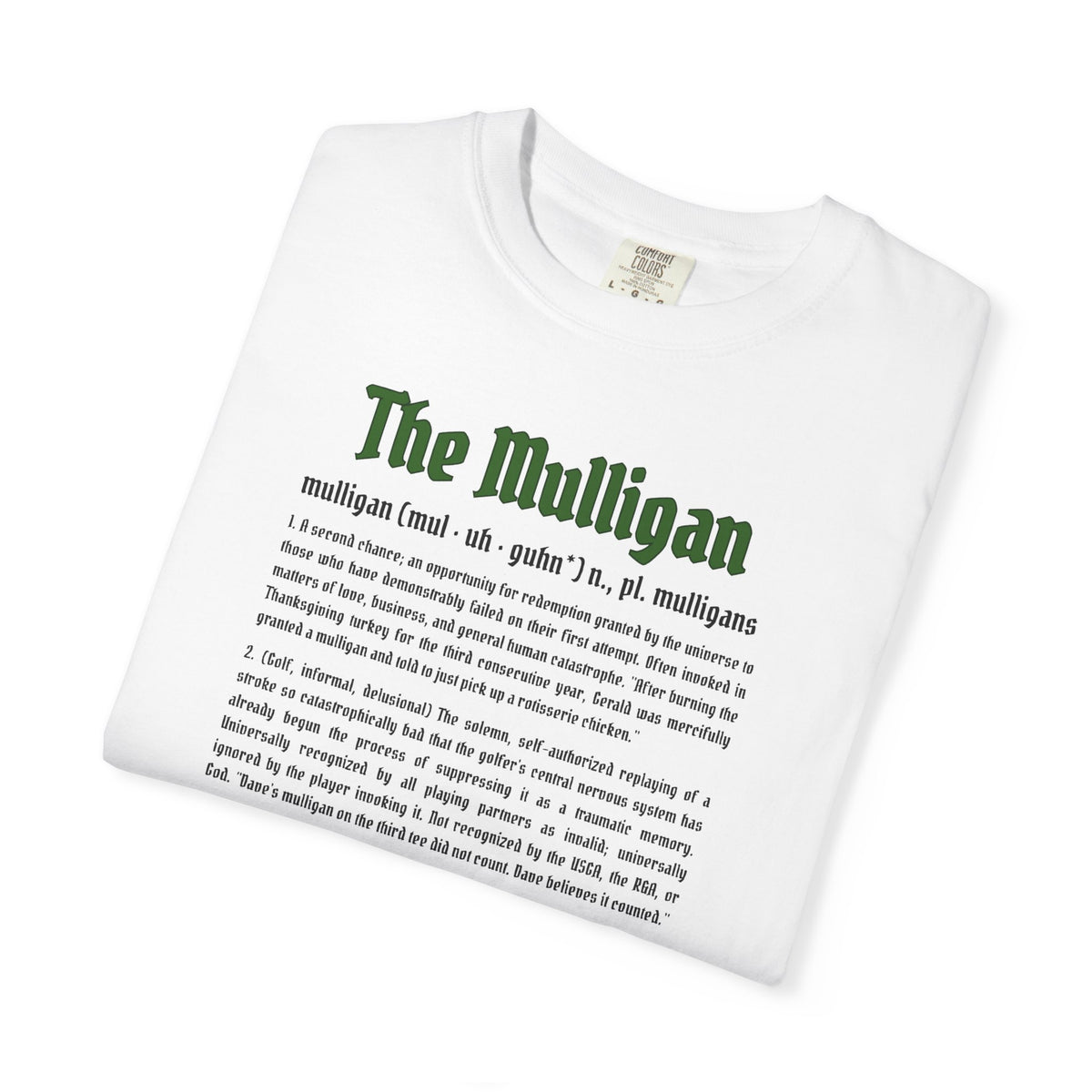 The Mulligan Definition T-Shirt — The Shag Bag Apparel