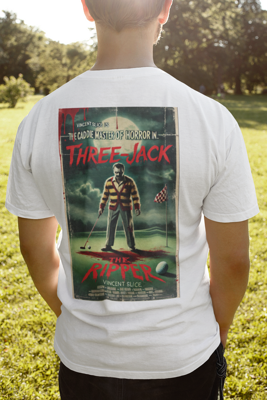 3-JACK THE RIPPER T-Shirt - Starring VINCENT SLICE - Golf Noir Signature Apparel
