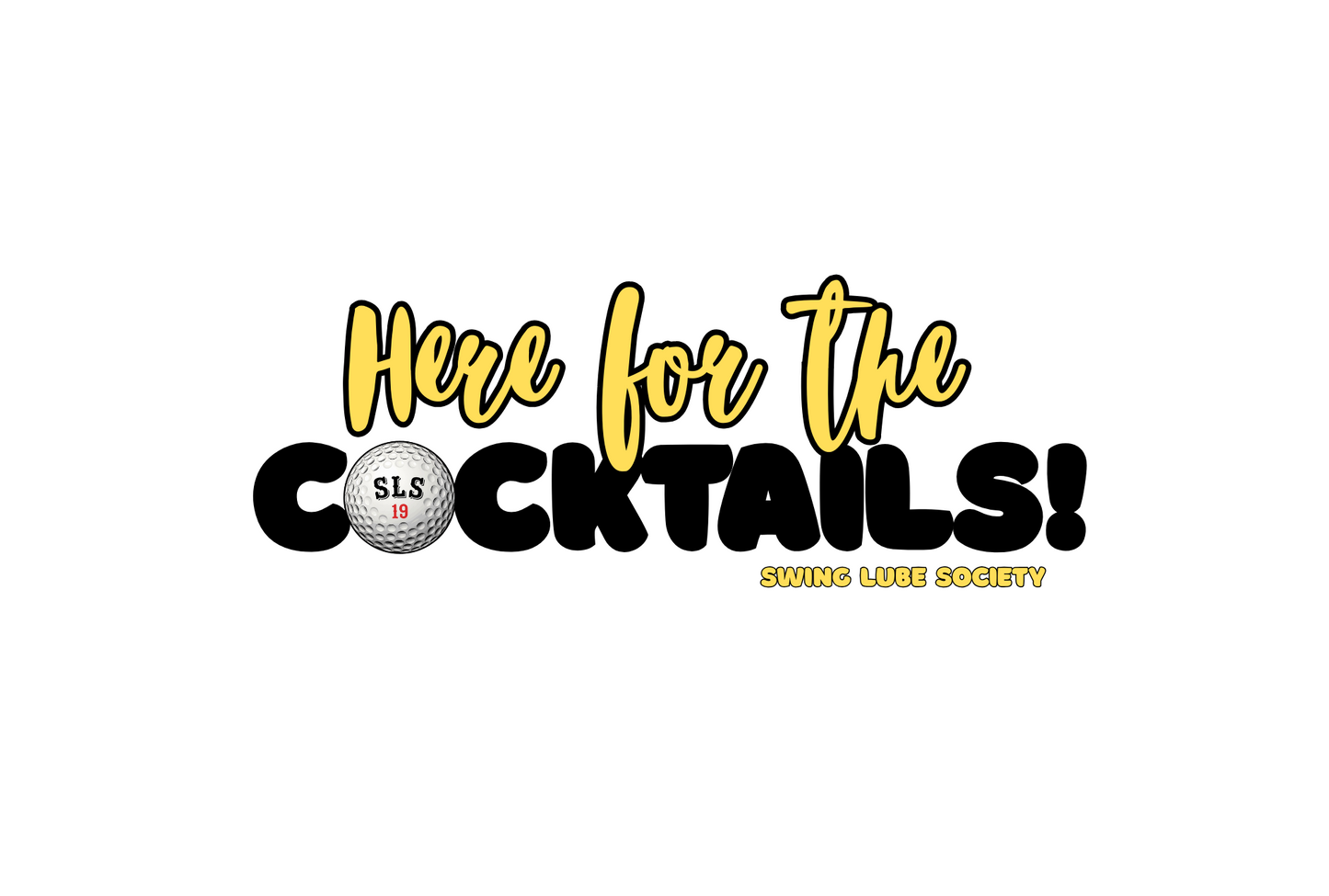 "Here for the Cocktails!" Trucker Cap - Swing Lube Society Headwear