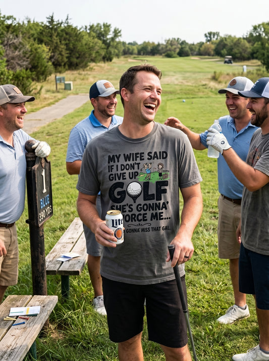 Divorce Golf T-Shirt — The Shag Bag Apparel
