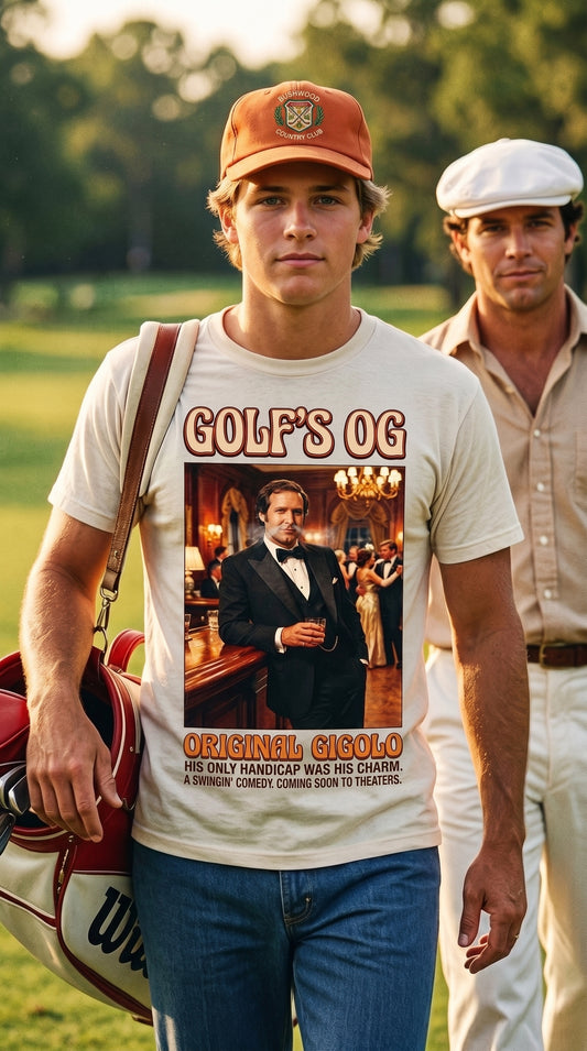 Golf's OG 'Original Gigolo' T-Shirt - The Shag Bag Apparel