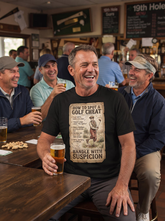 "How to Spot a Golf Cheat" Vintage Tee - The Shag Bag Apparel