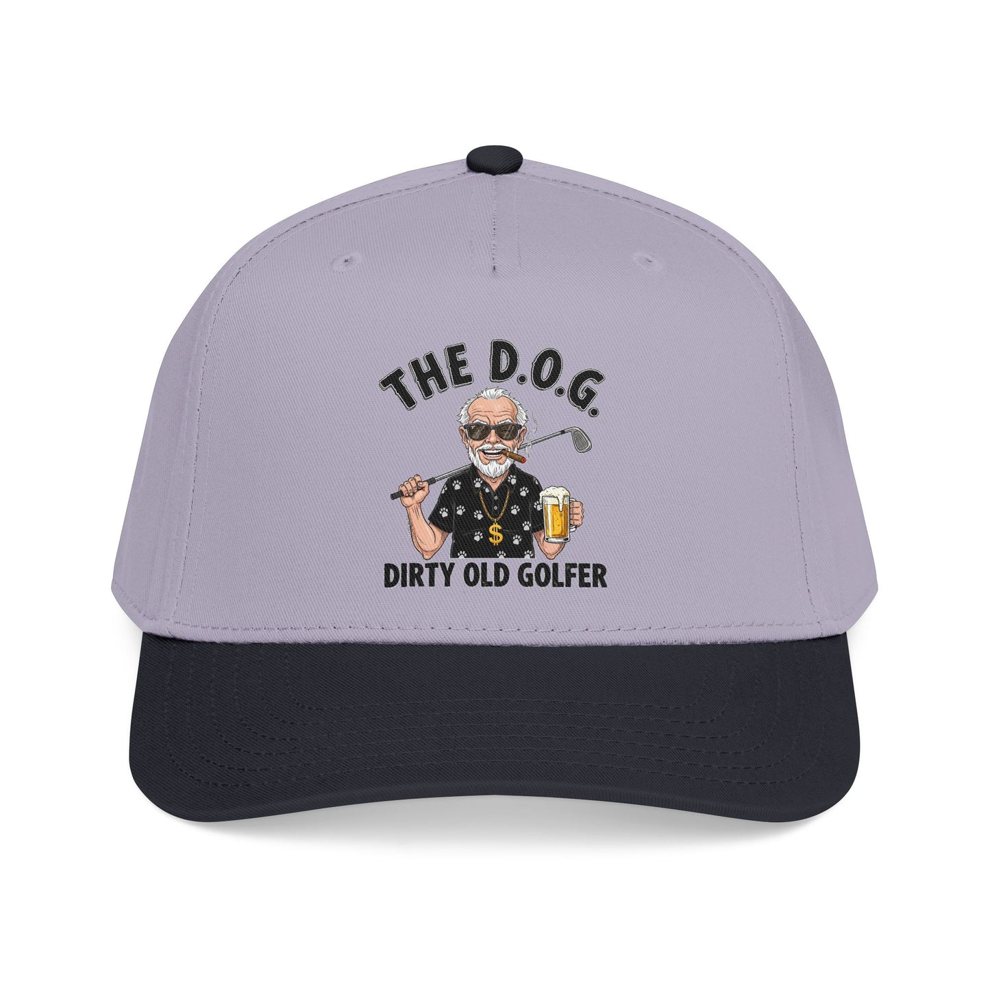 THE D.O.G. Baseball Cap — "The D.O.G. Dirty Old Golfer" Statement Headwear