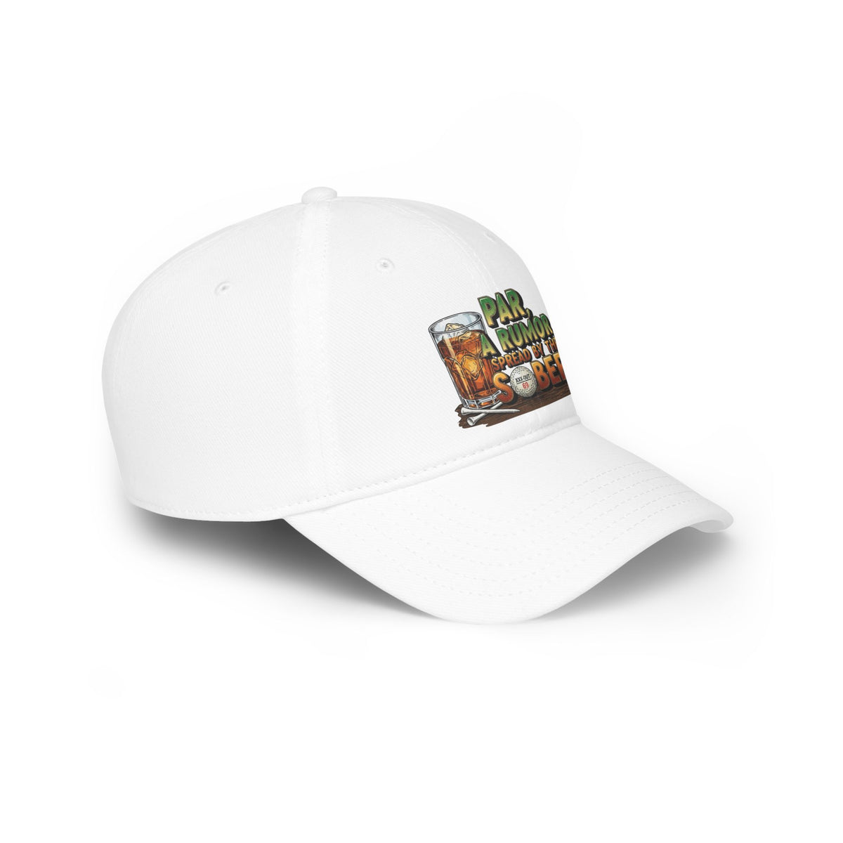XXX-OUT Baseball Cap — "Par, A Rumor Spread by the Sober" - Statement Headwear