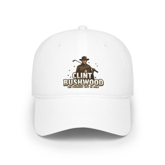 Clint Bushwood Cap – Golf Noir Statement Headwear