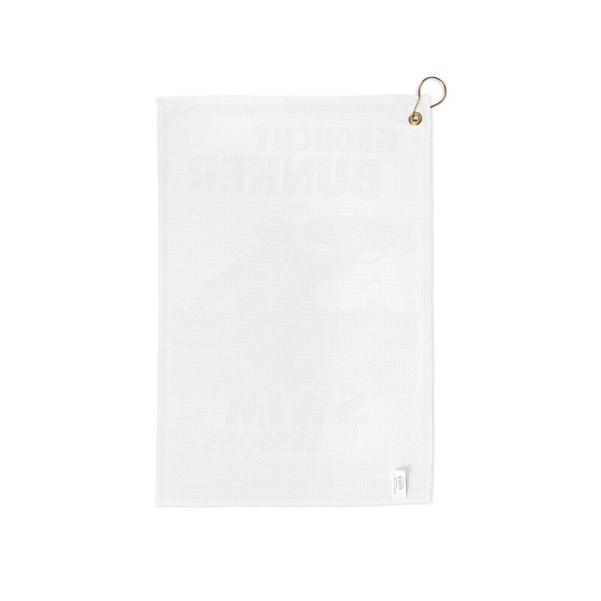 Grouchy Bunker Golf Towels - Swim Lessons