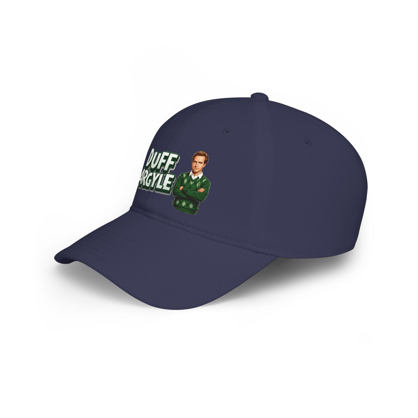 Duff Argyle Baseball Cap — Golf Noir Statement Headwear