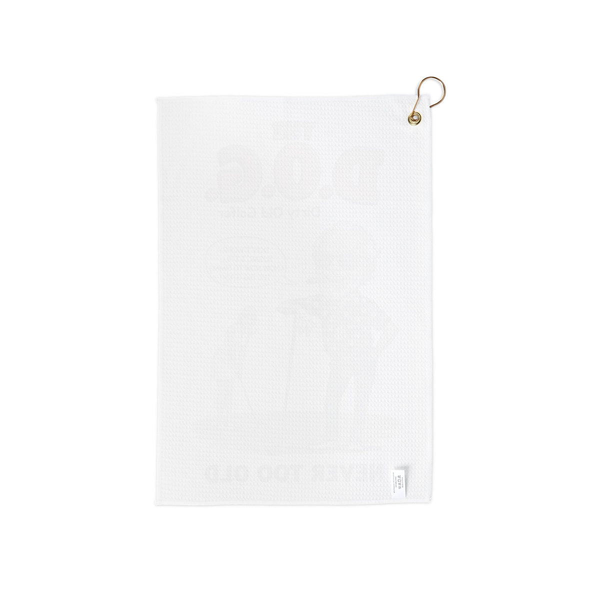 “The D.O.G. (Dirty Old Golfer) Never Too Old” Trademark Towel