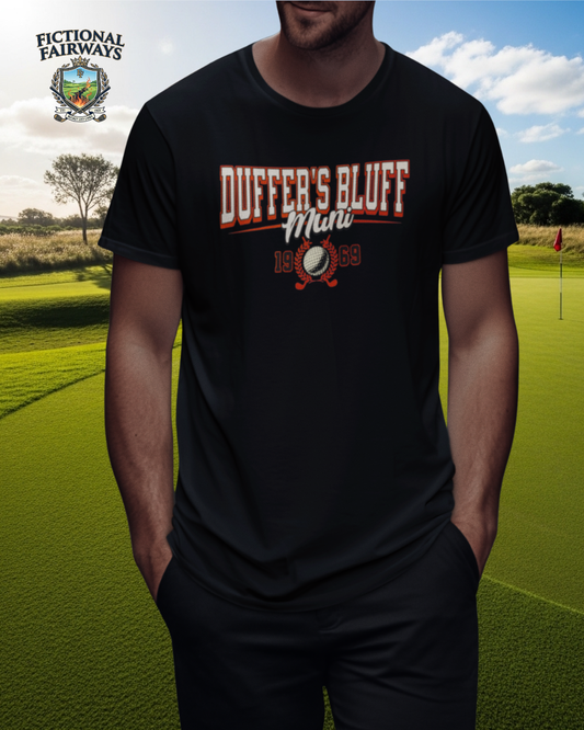 Duffer's Bluff Muni T-Shirt — Fictional Fairways Signature Apparel
