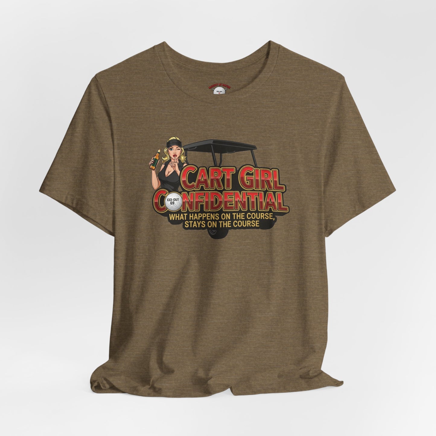 Cart Girl Confidential Tee — XXX-OUT Designs Signature Apparel