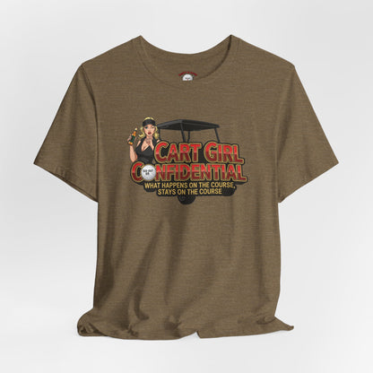 Cart Girl Confidential Tee — XXX-OUT Designs Signature Apparel