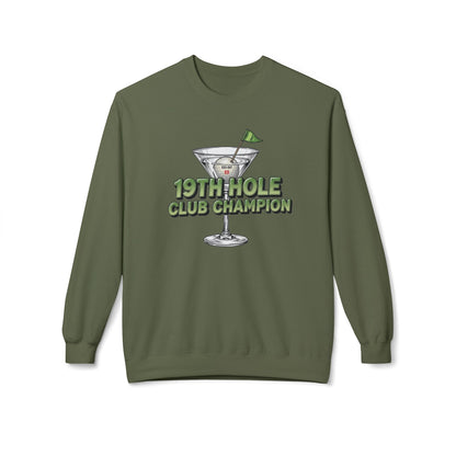 "19th Hole Club Champion" Golf Sweatshirt - XXX-Out Signature Apparel