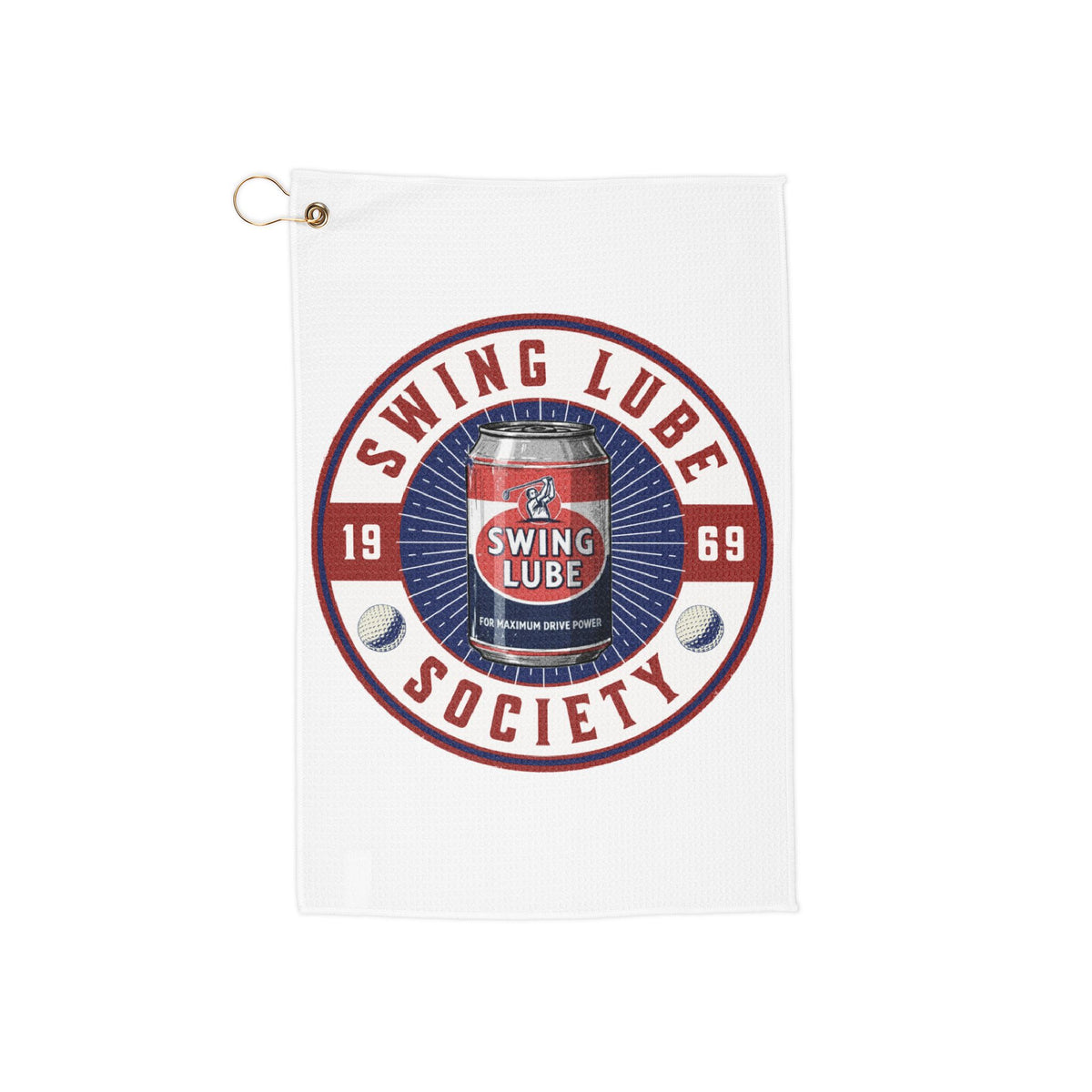 "Swing Lube Society" Vintage Microfiber Towel - Trademark Towels