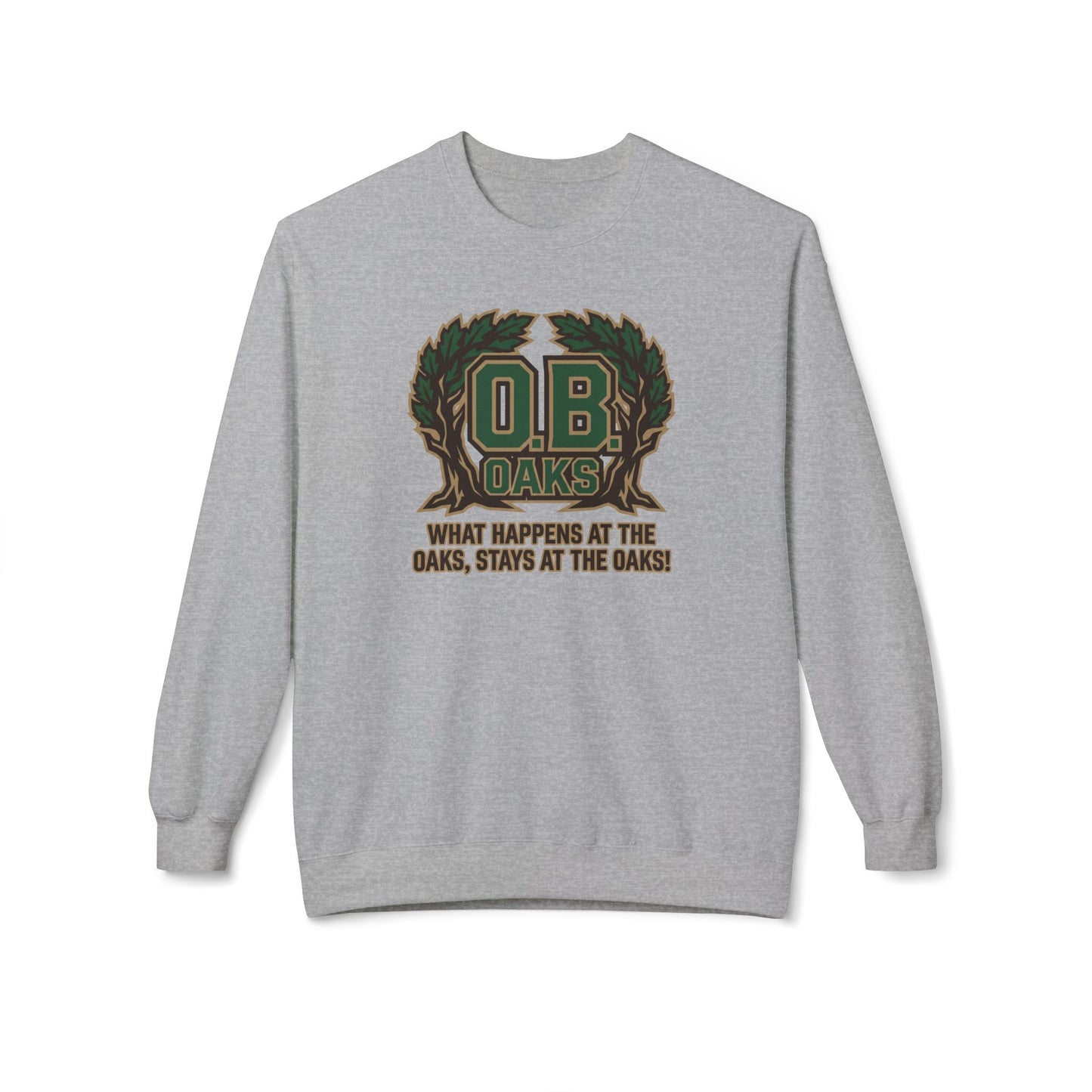 O.B. Oaks Crewneck Sweatshirt — Fictional Fairways Signature Apparel
