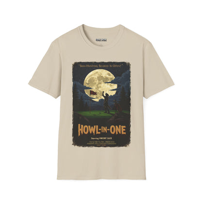 HOWL-IN-ONE T-Shirt - Starring VINCENT - Golf Noir Signature Apparel
