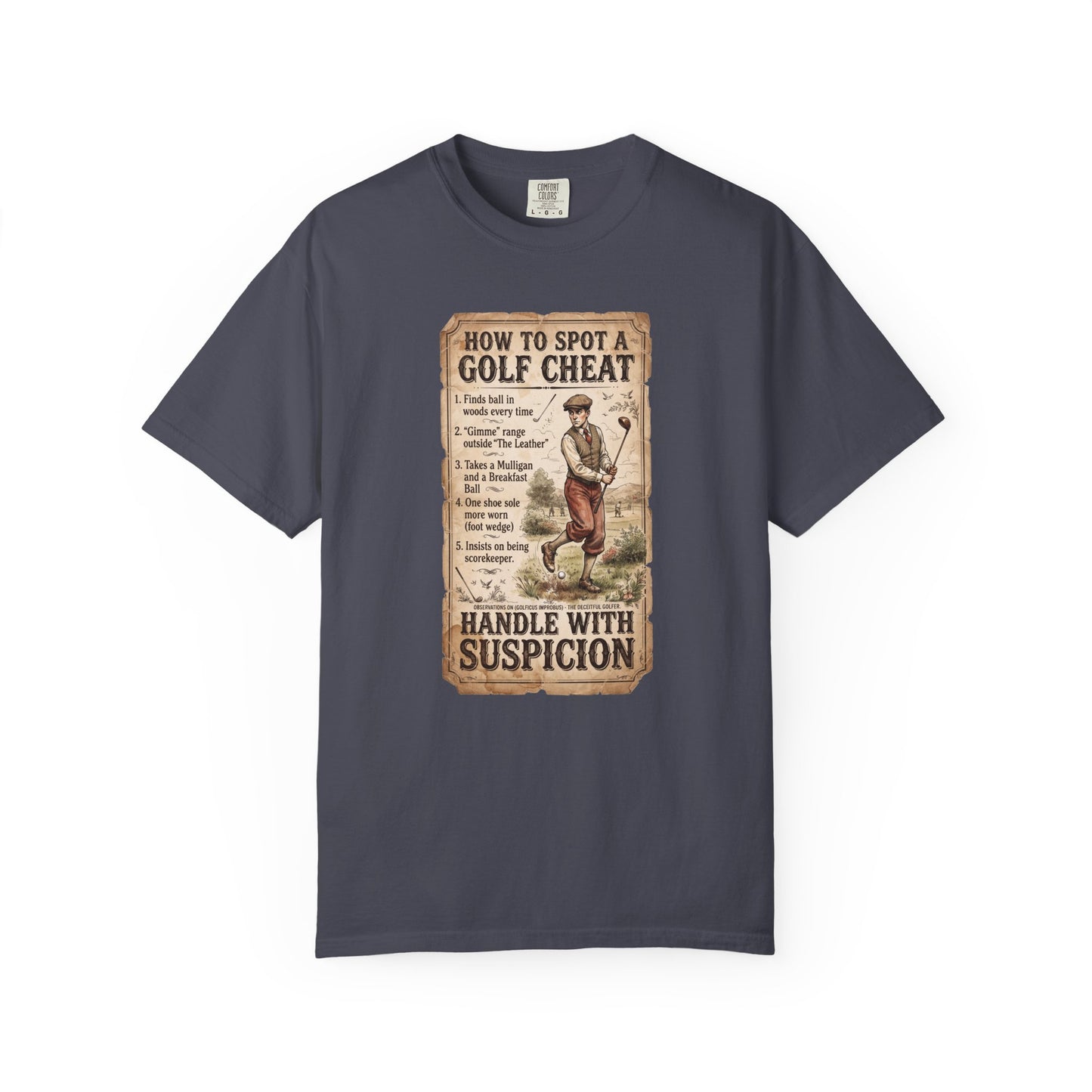 "How to Spot a Golf Cheat" Vintage Tee - The Shag Bag Apparel