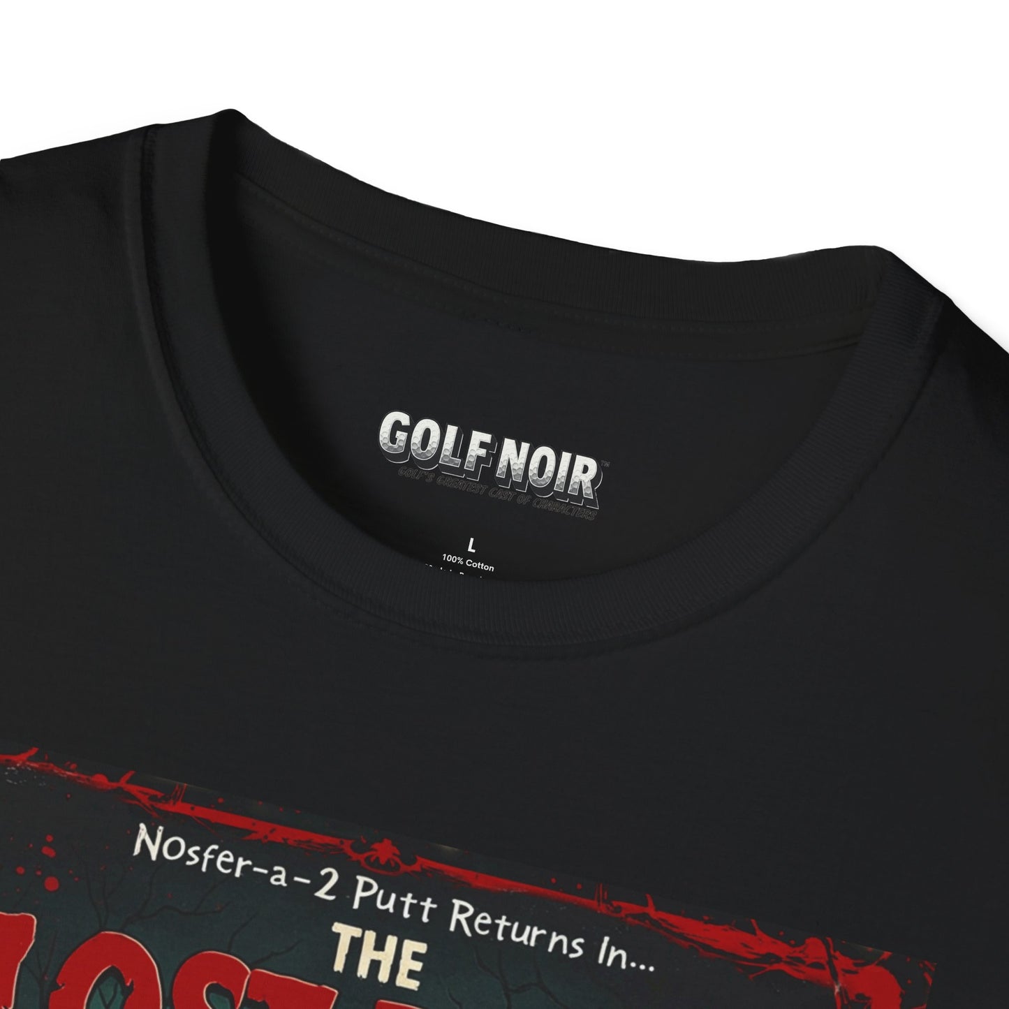 THE LOST BALLS T-Shirt - Starring VINCENT SLICE- Golf Noir Signature Apparel