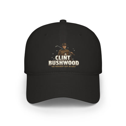 Clint Bushwood Cap – Golf Noir Statement Headwear