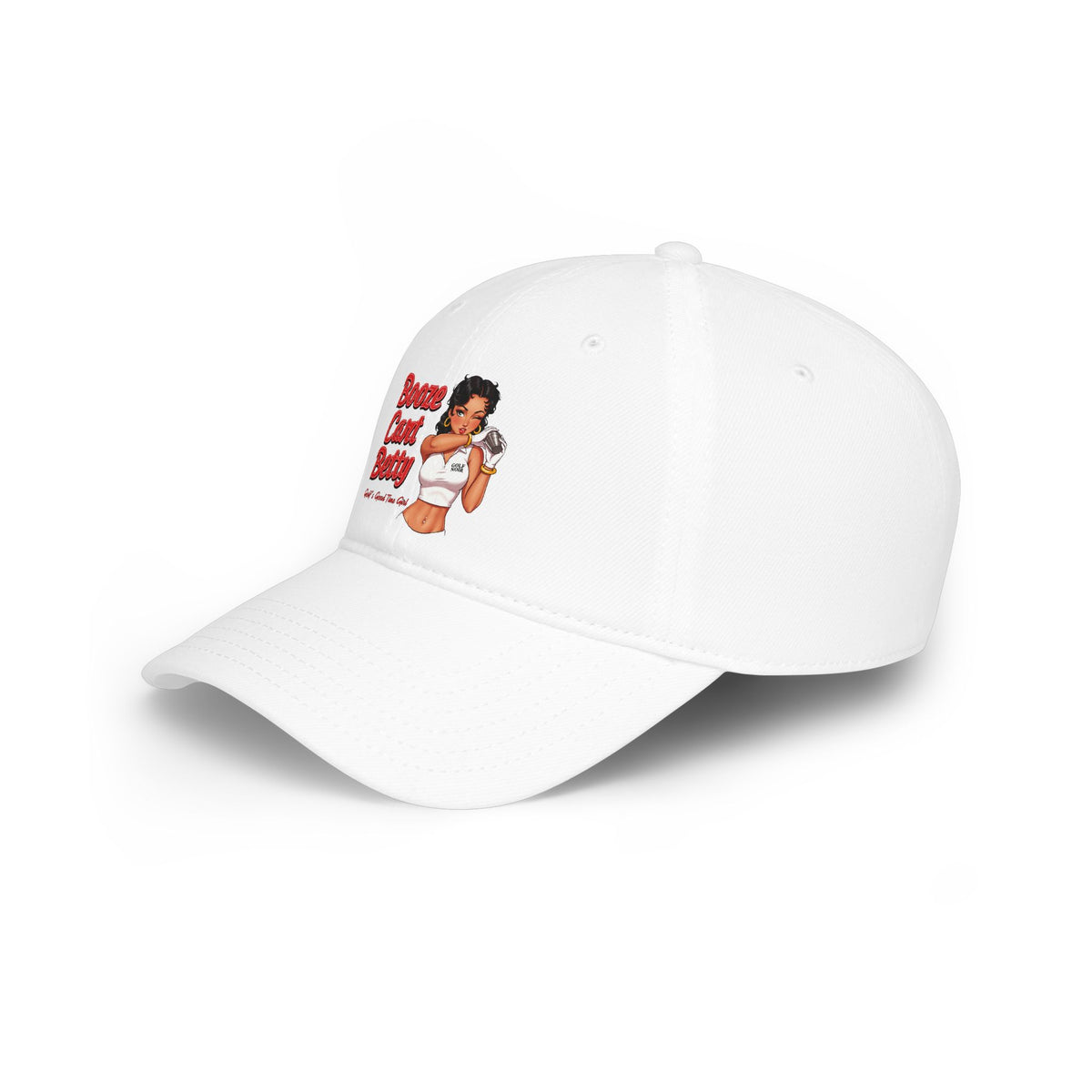 Booze Cart Betty Low Profile Baseball Cap — Golf Noir Statement Headwear