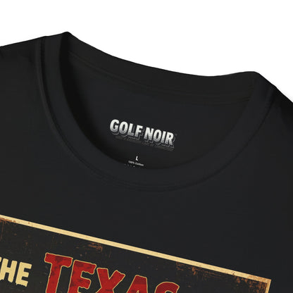 THE TEXAS WEDGE SHOT MASSACRE T-Shirt - Starring VINCENT SLICE- Golf Noir Signature Apparel
