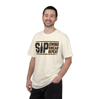 SIP Swing Swear Repeat T-Shirt - Swing Lube Society Signature Apparel