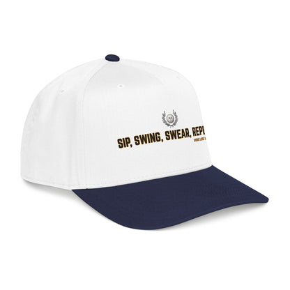 Sip, Swing, Swear, Repeat Baseball Cap - Swing Lube Society Headwear