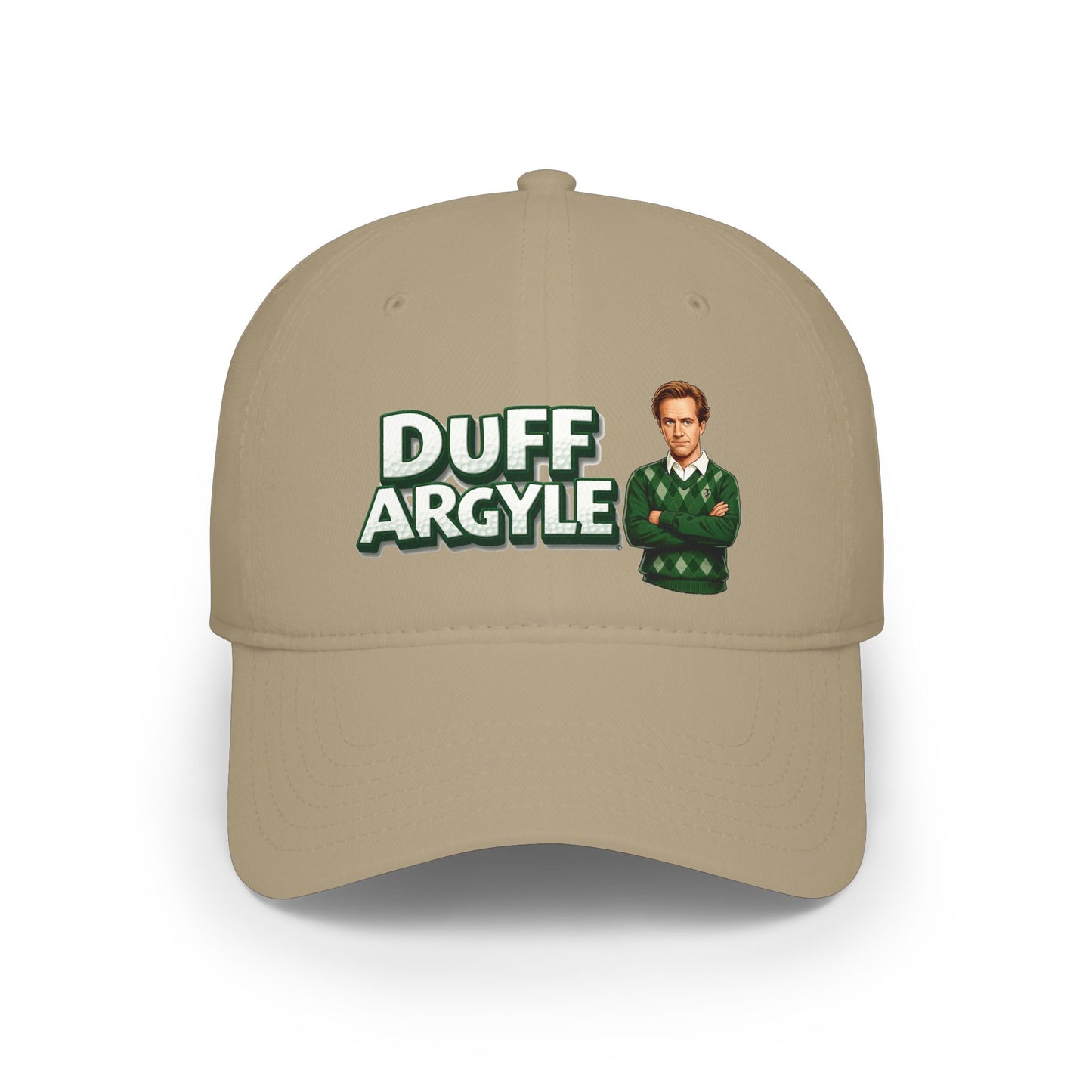 Duff Argyle Baseball Cap — Golf Noir Statement Headwear
