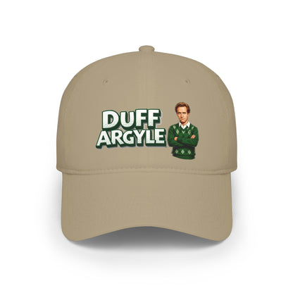 Duff Argyle Baseball Cap — Golf Noir Statement Headwear