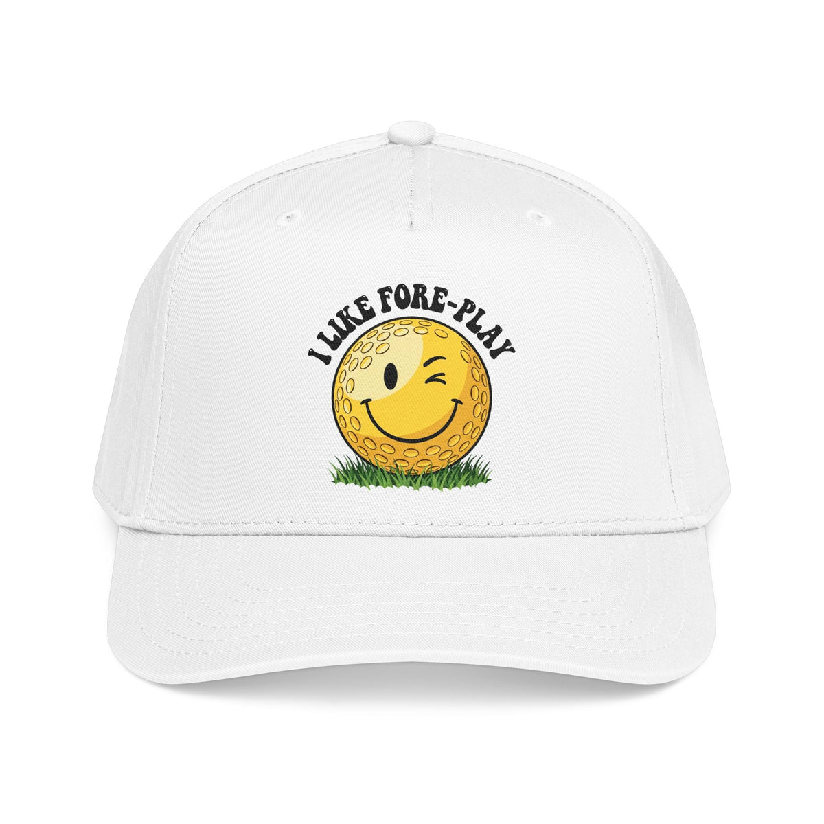"I Like Fore-Play" Winking Golf Hat - It's a Golf Day Statement Headwear