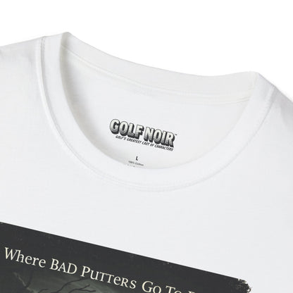 PUTT CEMETARY T-Shirt - Starring VINCENT SLICE - Golf Noir Signature Apparel