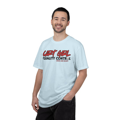 Cart Girl Quality Control Golf T-Shirt — Swing Lube Society Signature Apparel