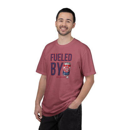 Fueled By Swing Lube Golf Tee — Swing Lube Society Signature Apparel