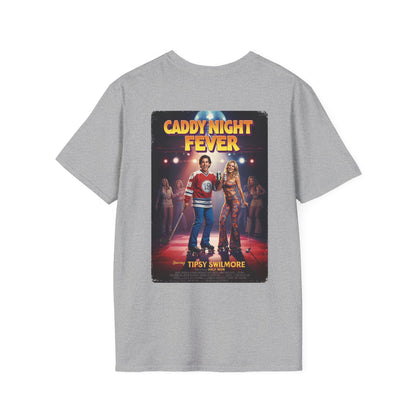 CADDY NIGHT FEVER T-Shirt - Starring TIPSY SWILMORE- Golf Noir Signature Apparel