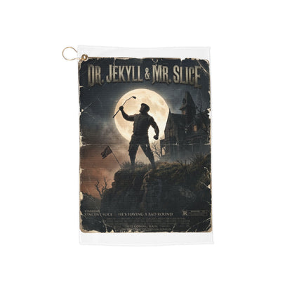 Dr. Jekyll & Mr. Slice Golf Towel - Starring Vincent Slice