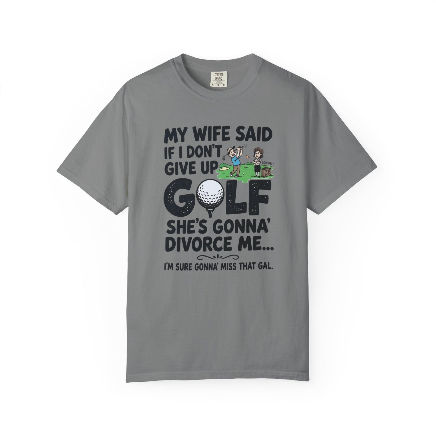 Divorce Golf T-Shirt — The Shag Bag Apparel