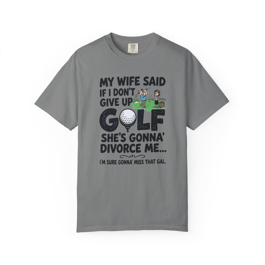 Divorce Golf T-Shirt — The Shag Bag Apparel