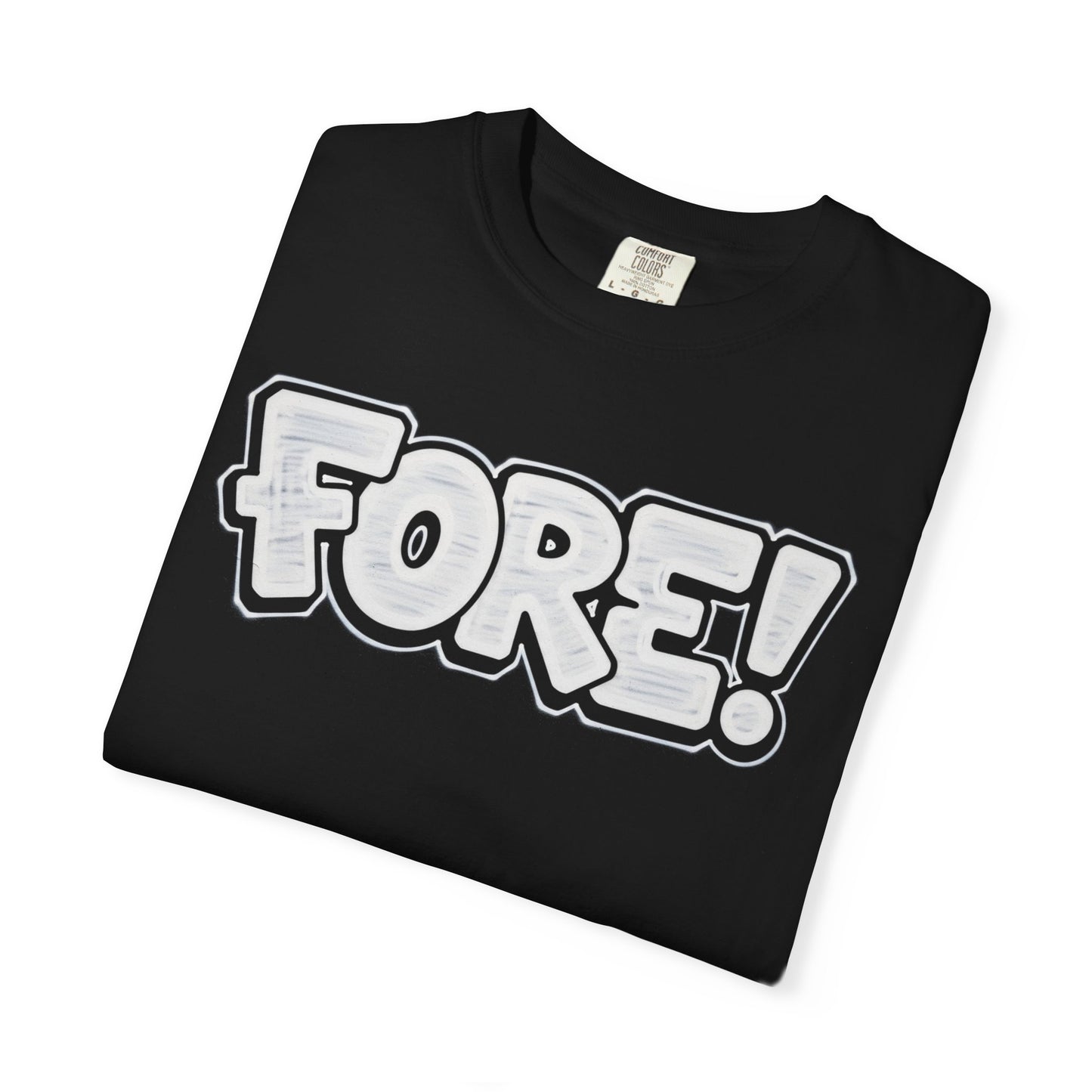 Fore! Golf Graphic T‑Shirt — Golffiti Signature Apparel