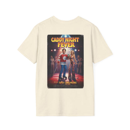 CADDY NIGHT FEVER T-Shirt - Starring TIPSY SWILMORE- Golf Noir Signature Apparel
