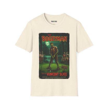 THE BOGEYMAN T-Shirt - Starring VINCENT - Golf Noir Signature Apparel