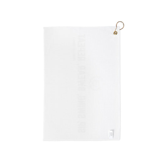 SIP, SWING, SWEAR, REPEAT Golf Towel - Swing Lube Society Trademark Towel