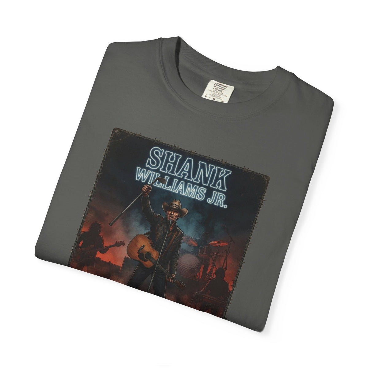 Shank Williams Jr. 'Fore Right!' Vintage Concert T-Shirt
