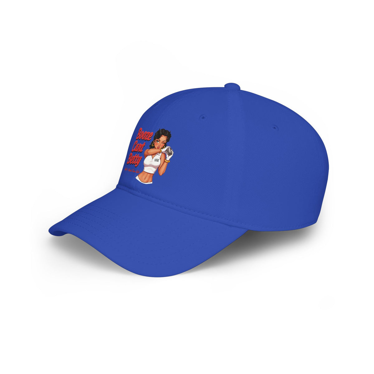 Booze Cart Betty Low Profile Baseball Cap — Golf Noir Statement Headwear