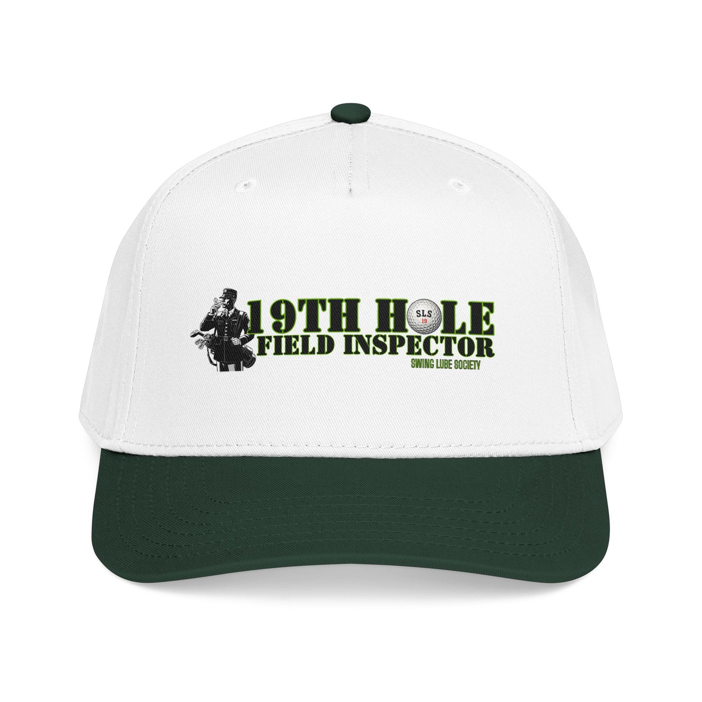 19th Hole Field Inspector Baseball Cap — Swing Lube Society Headwear