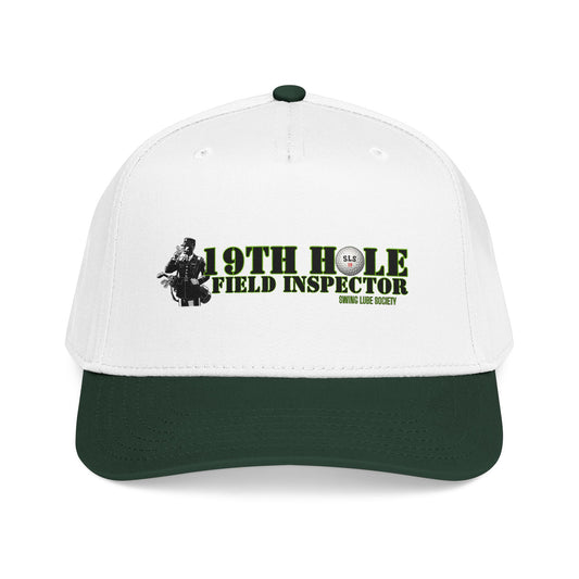 19th Hole Field Inspector Baseball Cap — Swing Lube Society Headwear
